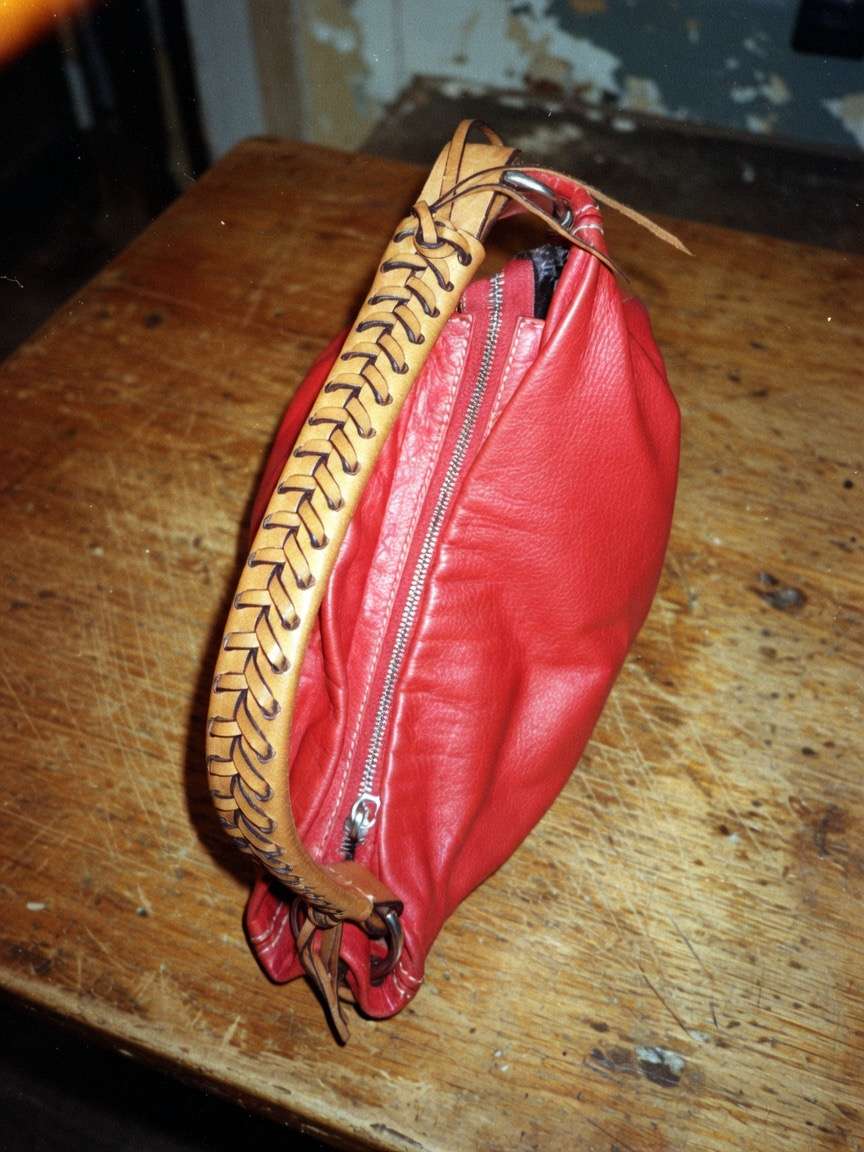 Abro red leather bag